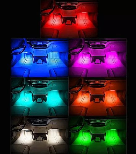 RGB Car Interior Neon Lights with Wireless Remote Control - Desire Store