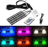 RGB Car Interior Neon Lights with Wireless Remote Control - Desire Store