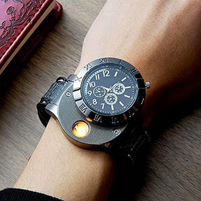 New Military USB Lighter Watch Men's - Sab Kharedo