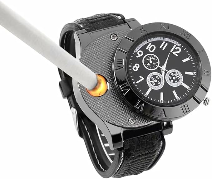 New Military USB Lighter Watch Men's - Sab Kharedo