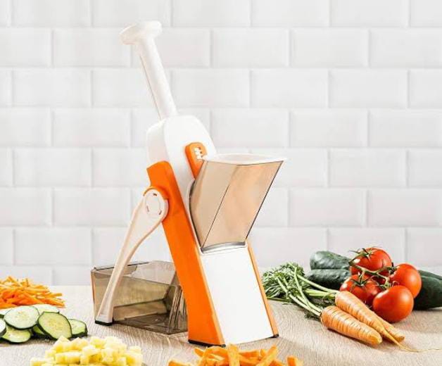 5 in 1 chopper mandoline slicer with dicing blade - Sab Kharedo