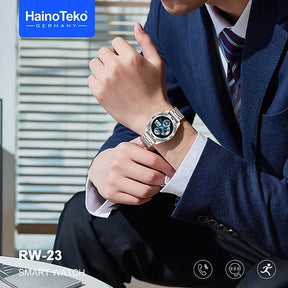 HAINO TEKO RW 23 STAINLESS STEEL SMARTWATCH - Sab Kharedo